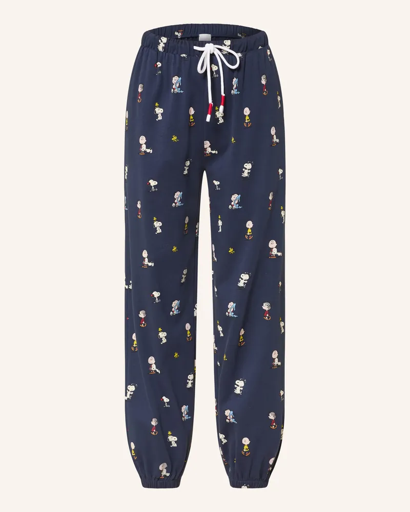 Mey Schlafhose Dunkelblau