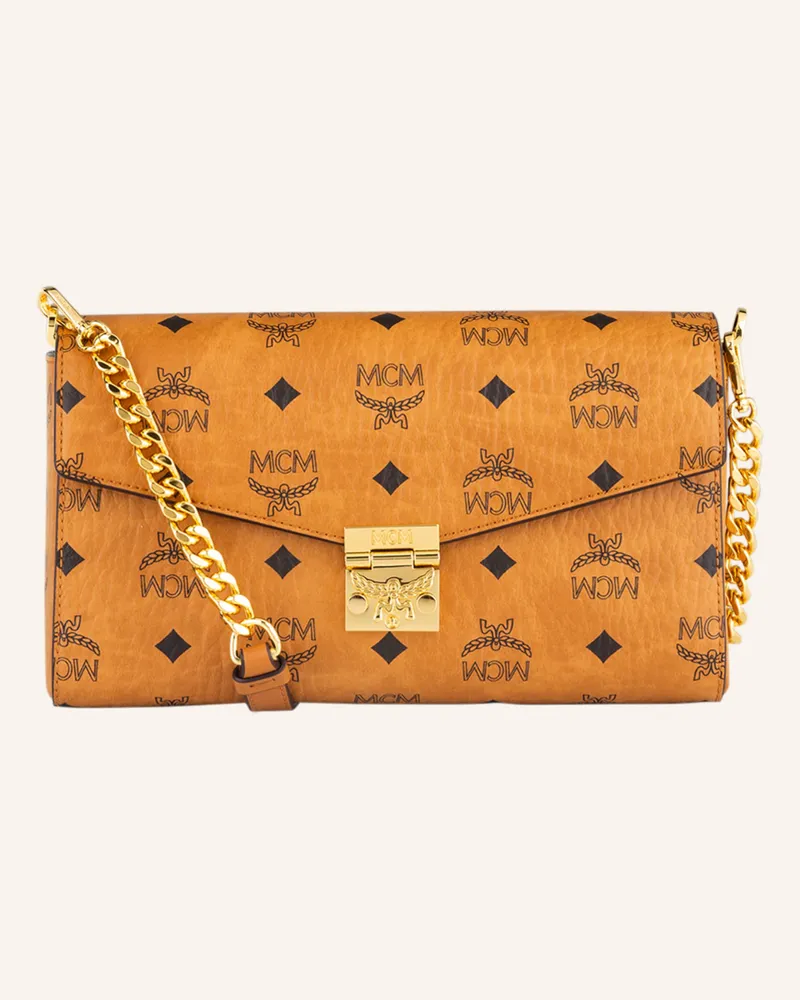 MCM Umhängetasche MILLIE MEDIUM Cognac