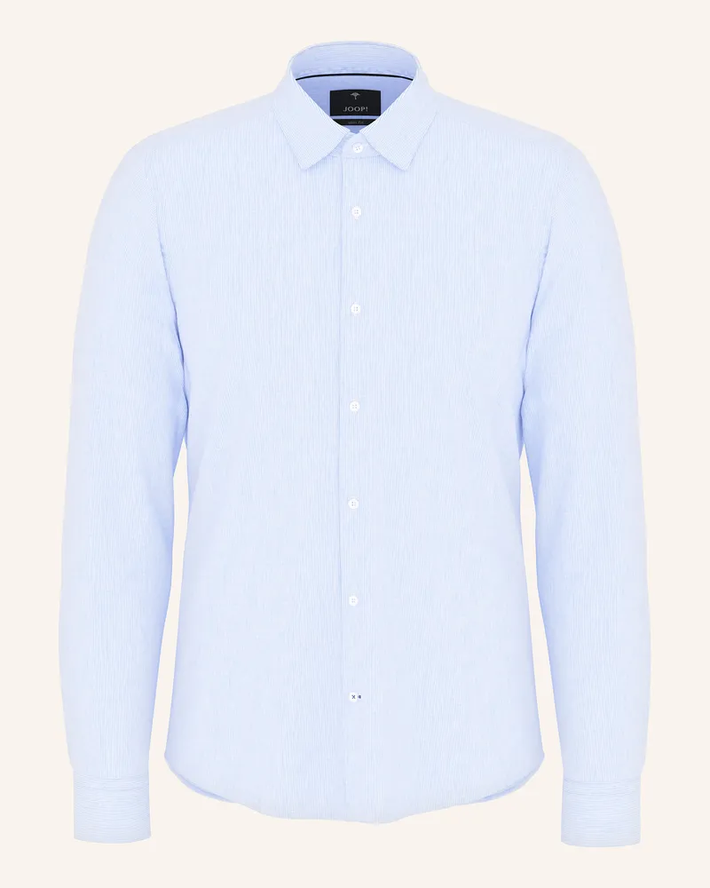 JOOP! Hemd PIT Slim Fit mit Leinen Hellblau