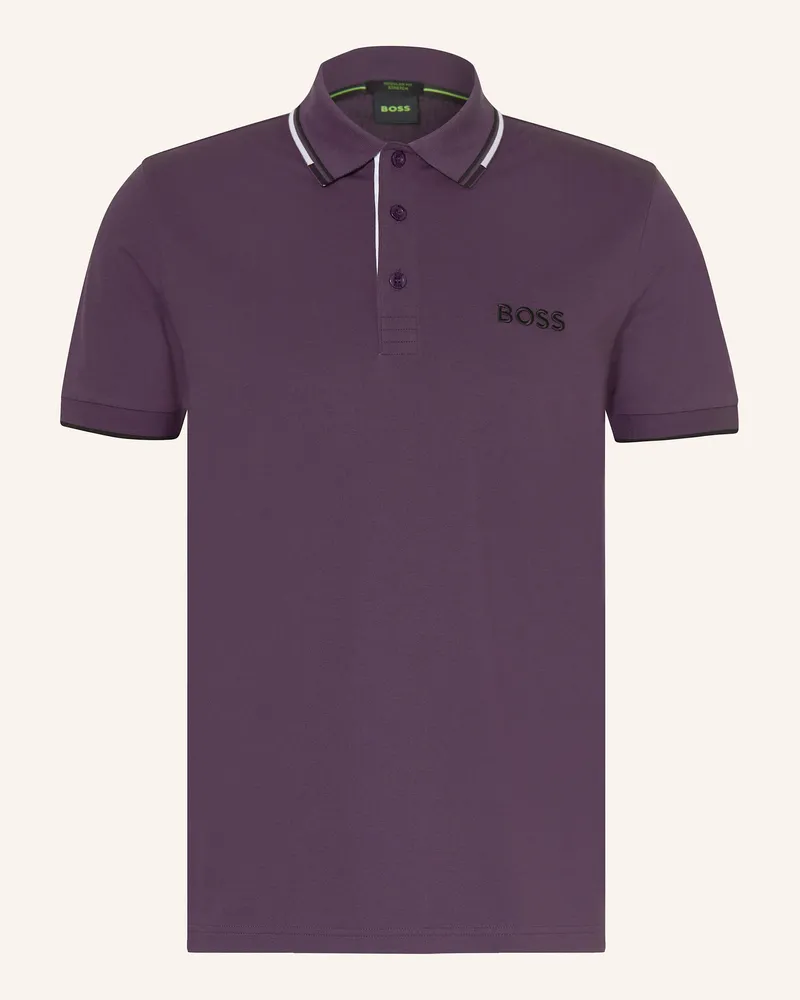 HUGO BOSS Funktions-Poloshirt PADDY PRO Dunkellila