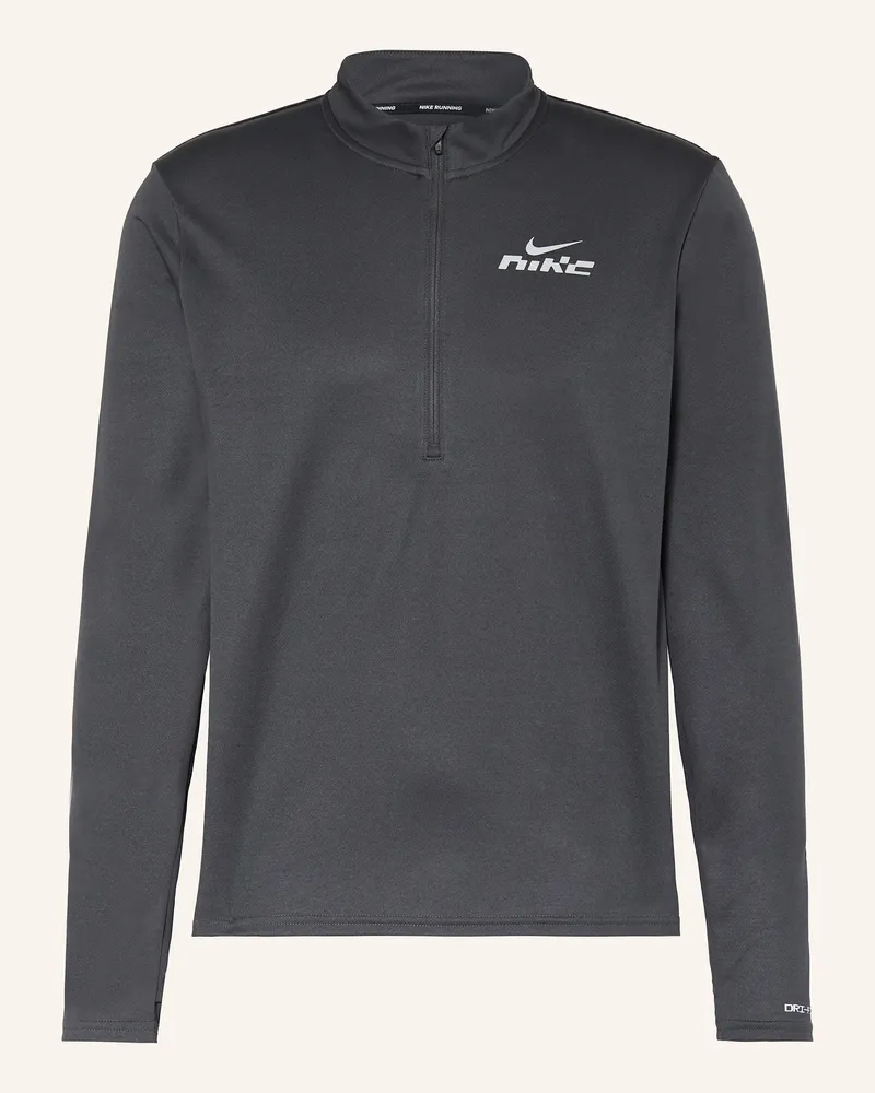 Nike Laufshirt PACER FLASH Dunkelgrau