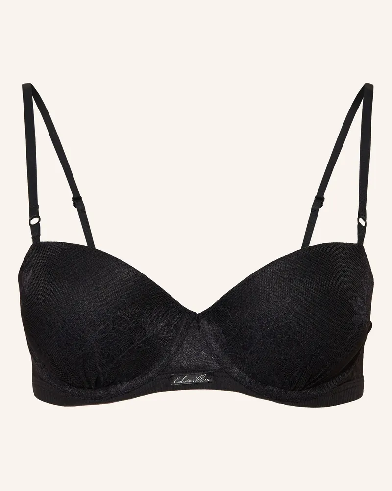 Calvin Klein Push-Up-Bh Icon Stretch Lace schwarz Schwarz