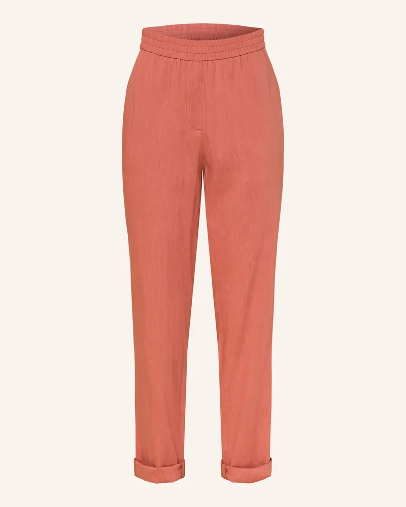 Marc Cain Hose Rhodos Mit Leinen rot 488