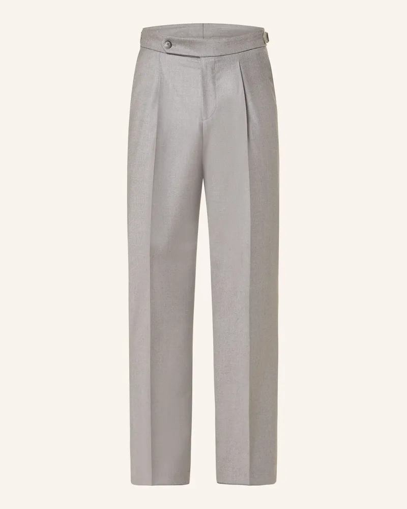 HUGO BOSS Chino Perino Relaxed Fit grau Hellgrau