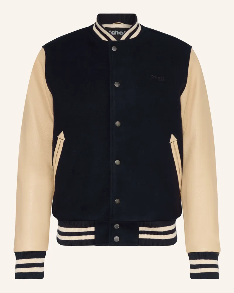 Schott N.Y.C College-Jacke LC 8705X Dunkelblau