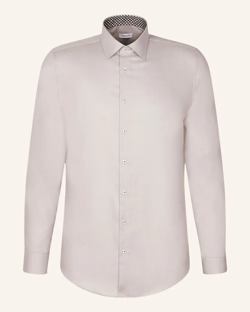 Seidensticker Business Hemd Slim Fit Grau