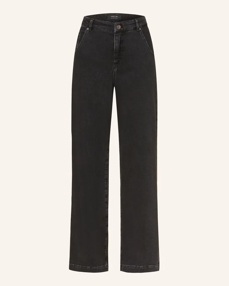 Marc Cain Wide Leg Jeans Warri grau Schwarz