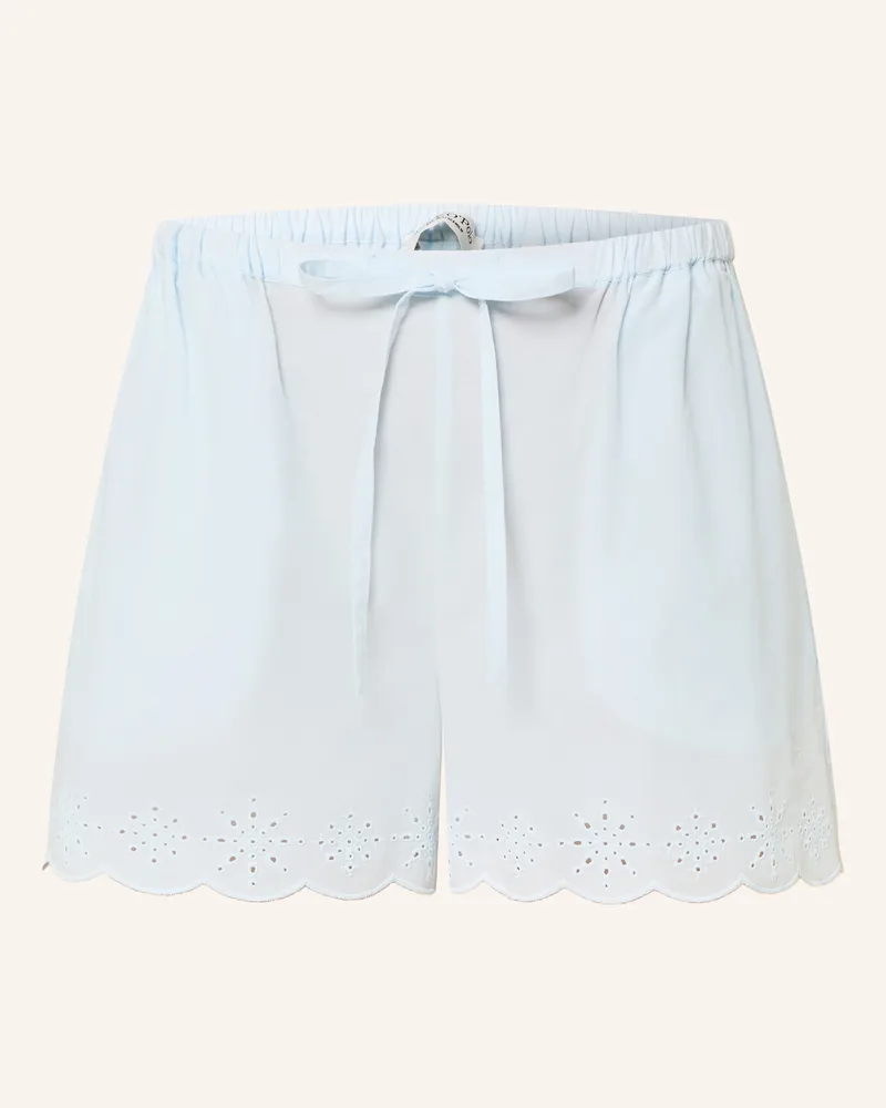 Marc O'Polo Schlafshorts Hellblau