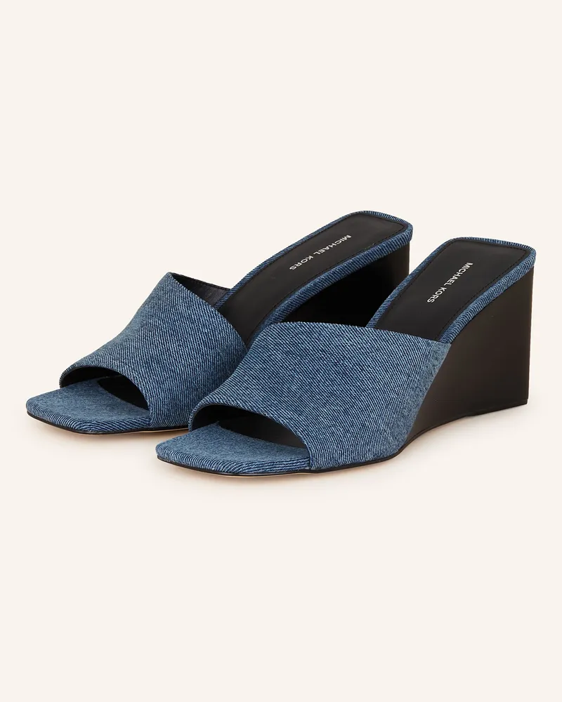 Michael Kors Wedges Merriam blau Dunkelblau