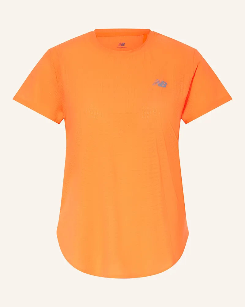 New Balance Laufshirt Race Day Ultra Light orange Neonorange