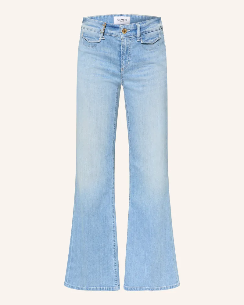 Cambio Bootcut Jeans Fabienne blau 5366