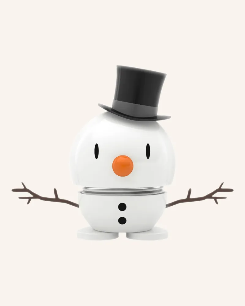 Hoptimist Dekofigur Snowman Small weiss Weiss