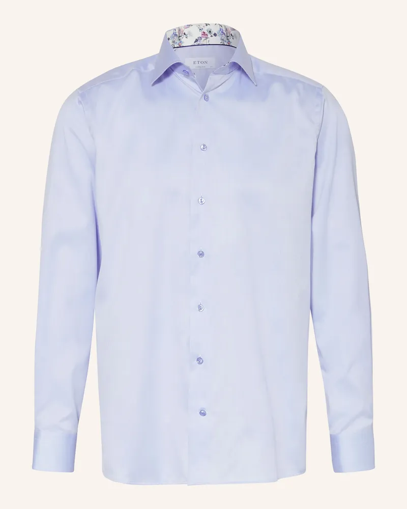 Eton Hemd Regular Fit blau Hellblau