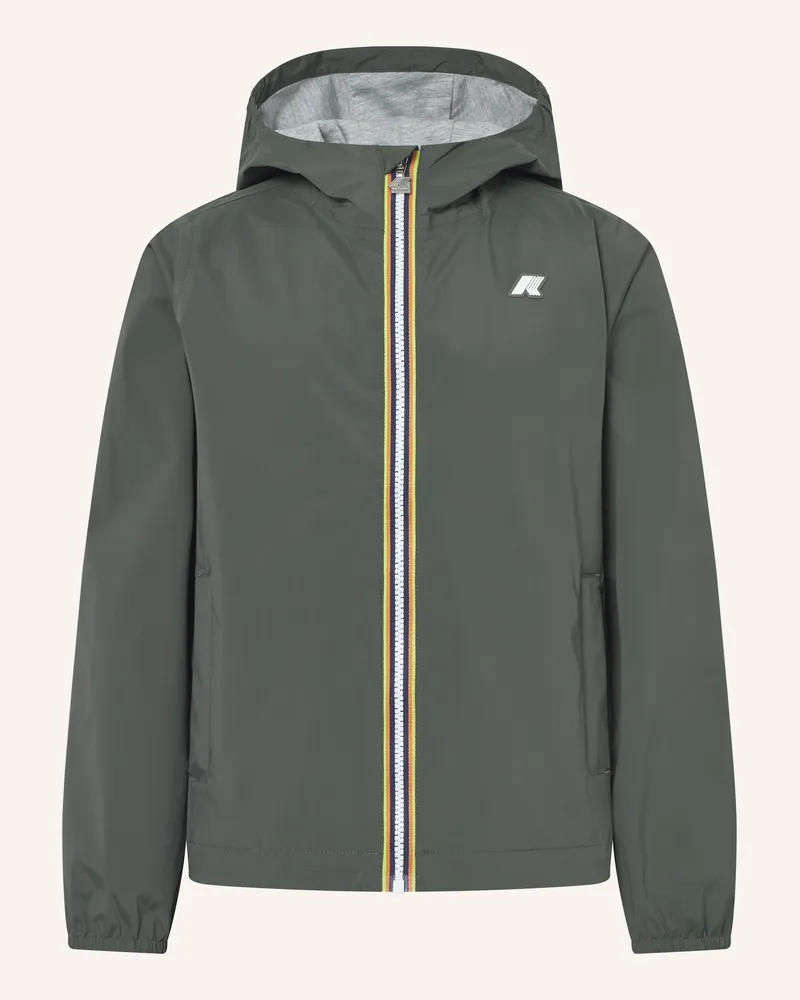 K-Way Funktionsjacke P. JACK STRETCH NYLON JERSEY Dunkelgrün