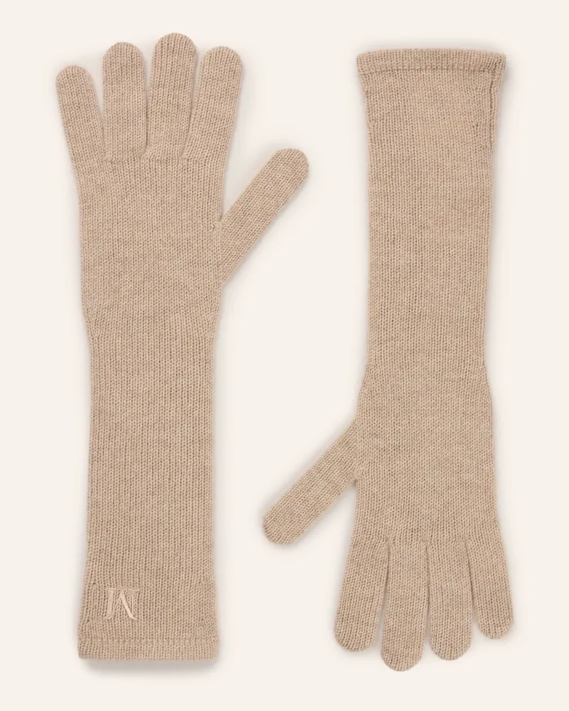 Max Mara Handschuhe Mmjock Aus Cashmere beige Beige