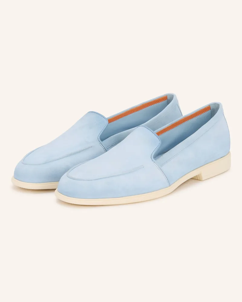 Santoni Slipper Malibu blau Hellblau