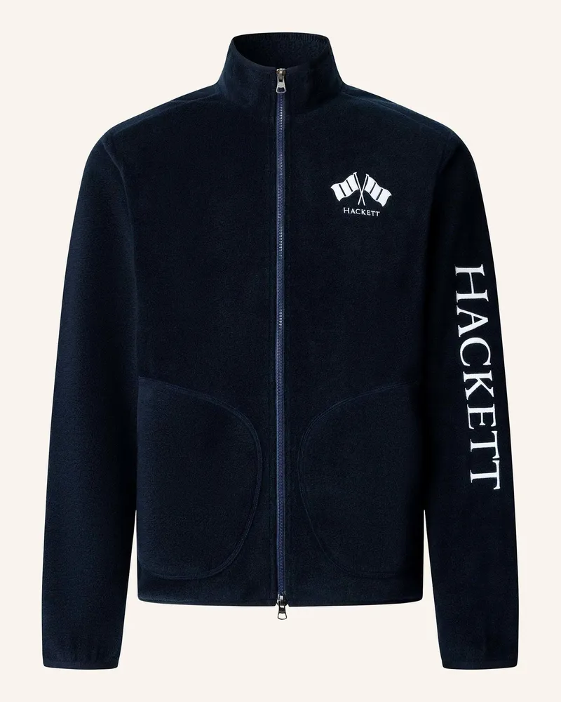 Hackett Sweatshirt Heritage Lrc Polar Flc blau Blau
