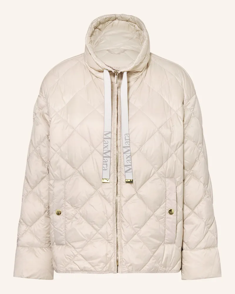 Max Mara Steppjacke Pisoft beige Creme