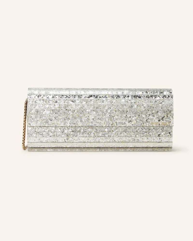 Jimmy Choo Clutch Sweetie silber Silber