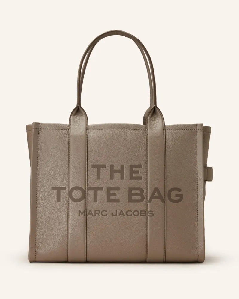 Marc Jacobs Shopper THE LARGE TOTE BAG LEATHER Beige