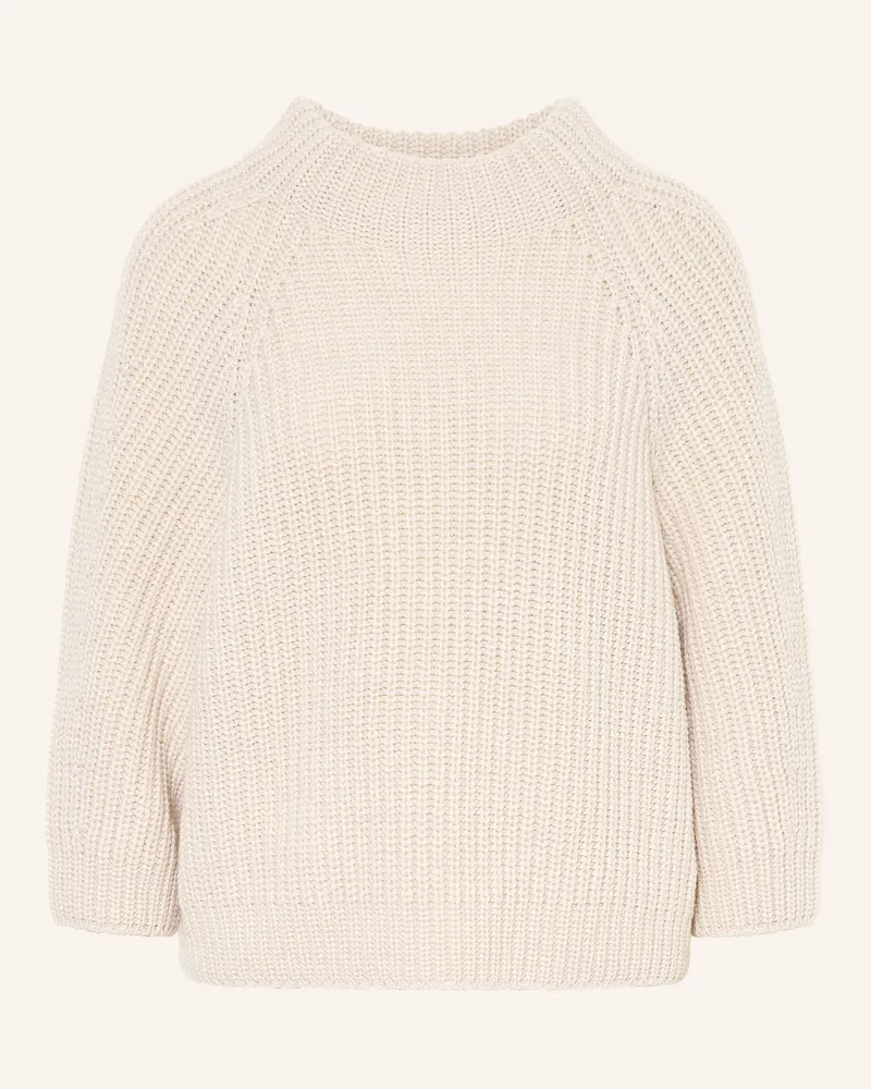 Iris von Arnim Cashmere-Pullover Fallou Mit 3/4-Arm weiss Creme