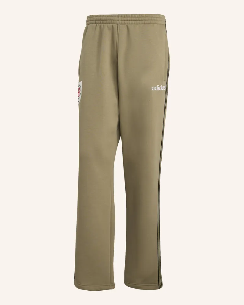 adidas Mesh Stripe Hose gruen Grün