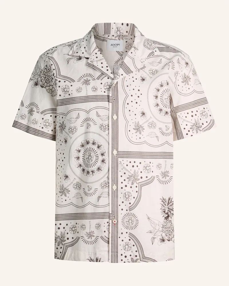 JOOP! Kurzarm-Hemd Regular Fit Beige