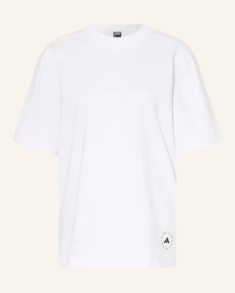 adidas T-Shirt ADIDAS BY STELLA MCCARTNEY LOOSE Weiss