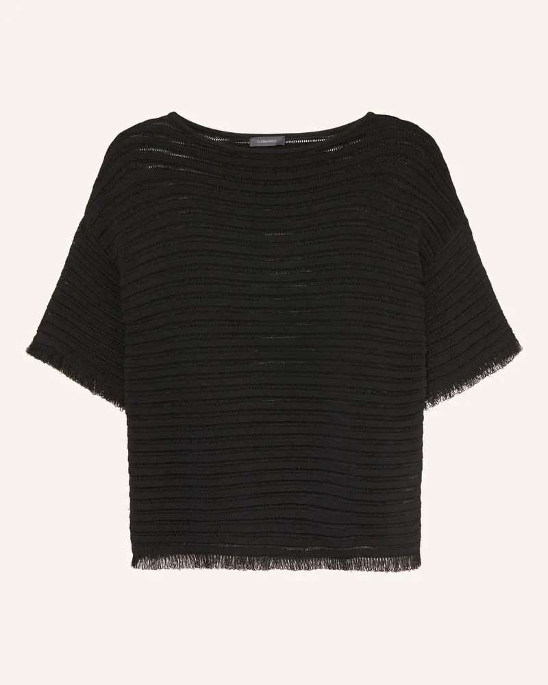Elena Mirò Strickshirt Schwarz