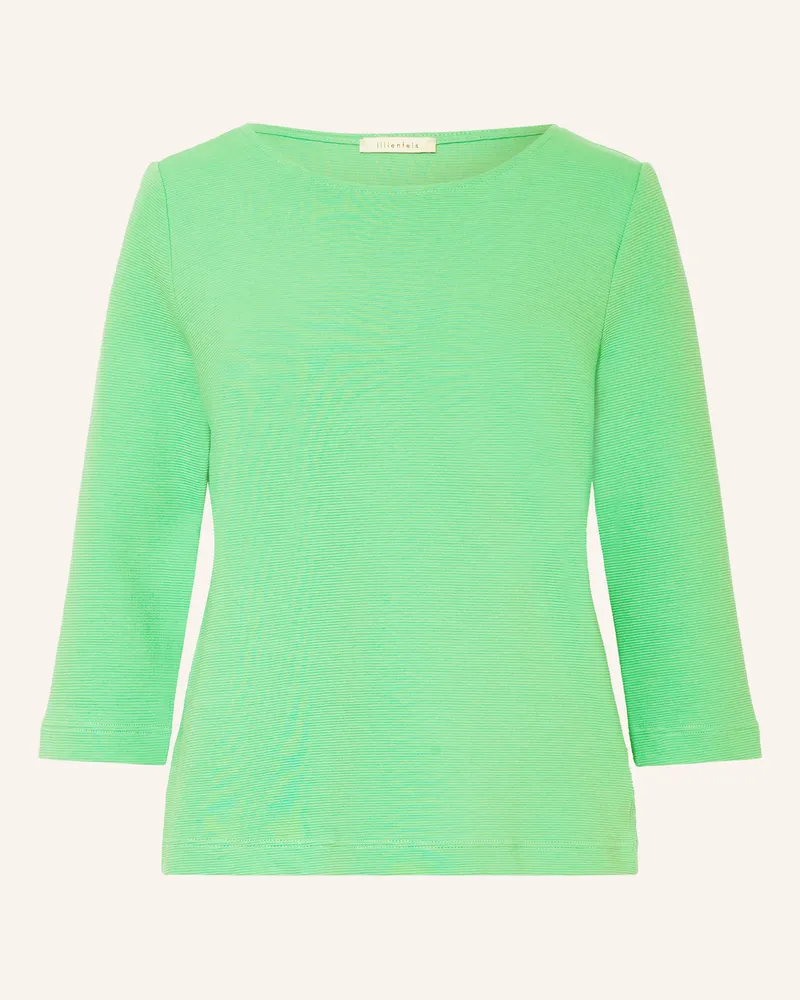 lilienfels Shirt mit 3/4-Arm Hellgrün