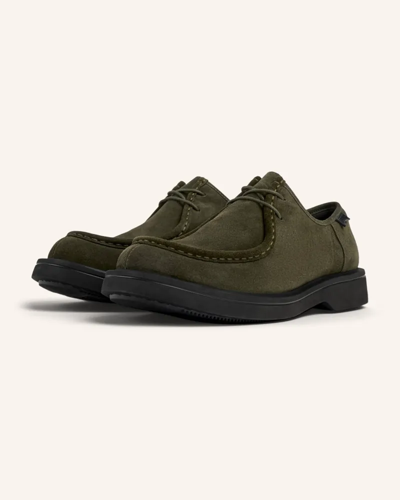 Camper Schnürschuhe NORMAN Dunkelgrün