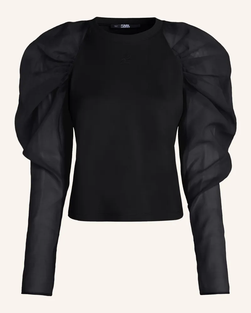 Karl Lagerfeld Top Schwarz