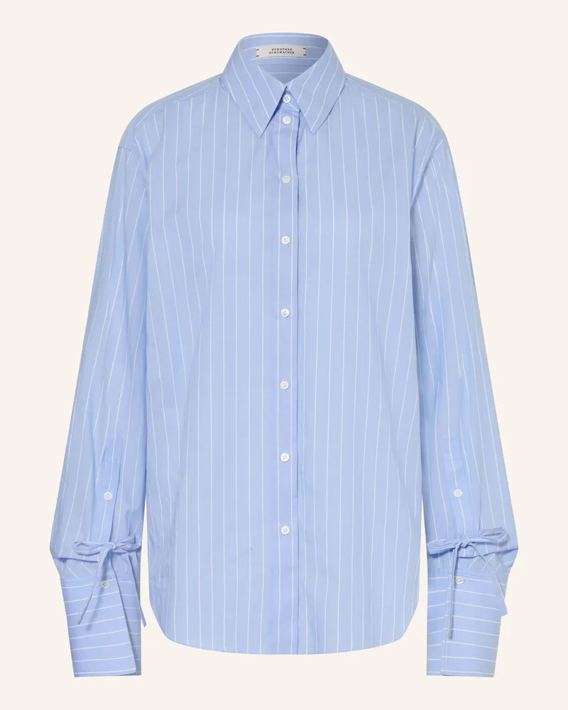 Dorothee Schumacher Hemdbluse Striped Power blau Hellblau