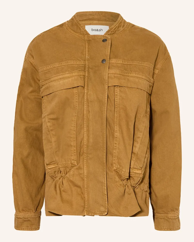 ba&sh Jeansjacke Coly braun Brown