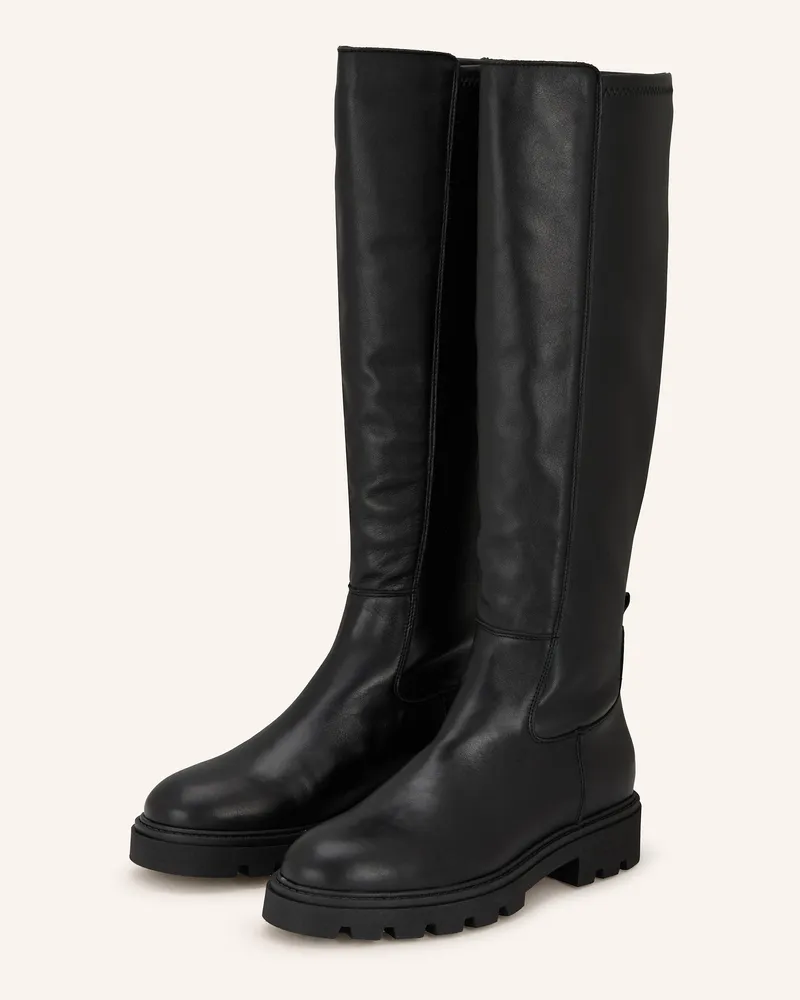 Mrs & HUGS Stiefel Schwarz