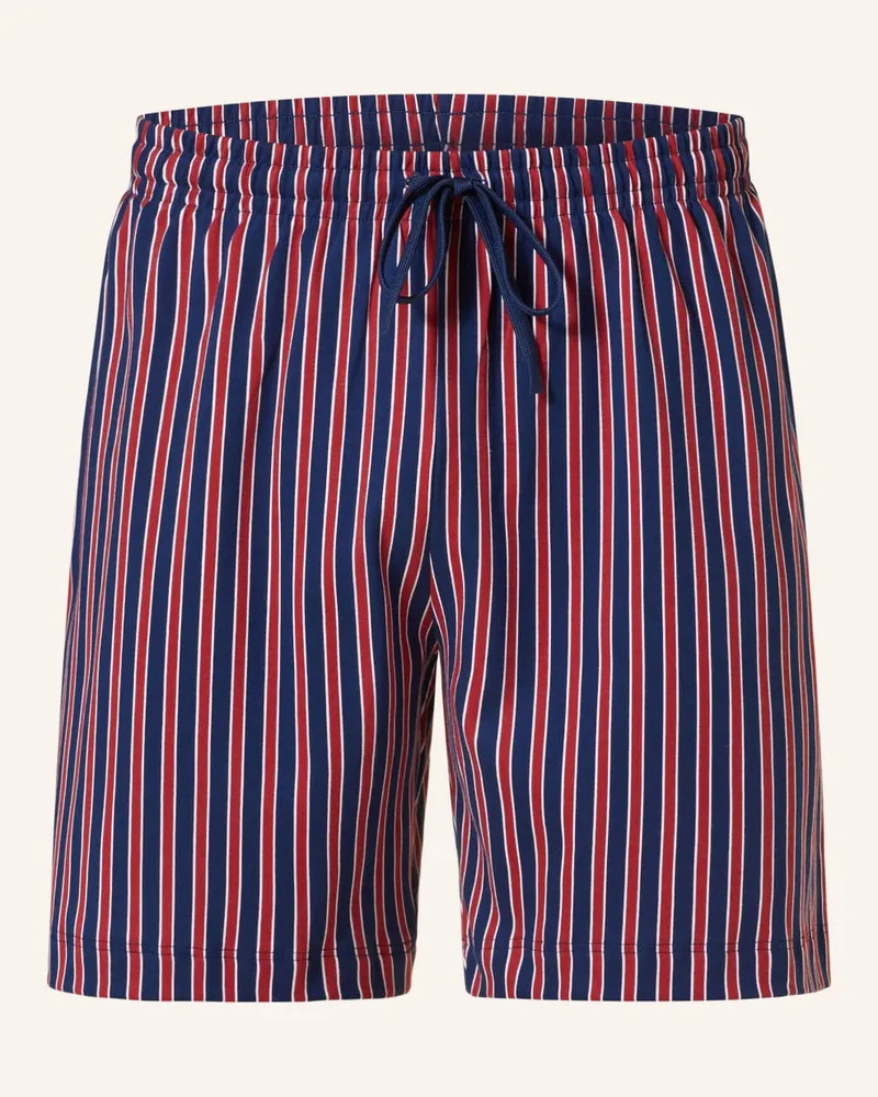 Mey Schlafshorts Serie GRAPHIC STRIPES Rot