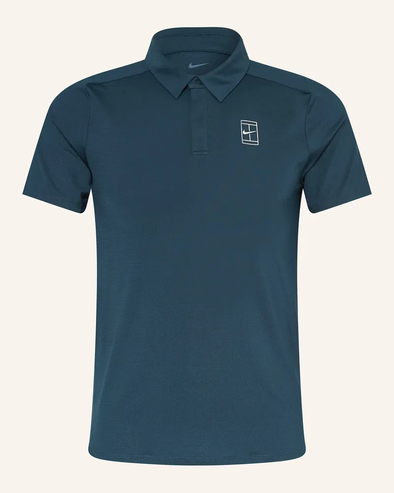 Nike Funktions-Poloshirt Nikecourt Advantage blau Petrol