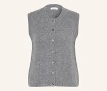 Strickweste Aus Cashmere grau