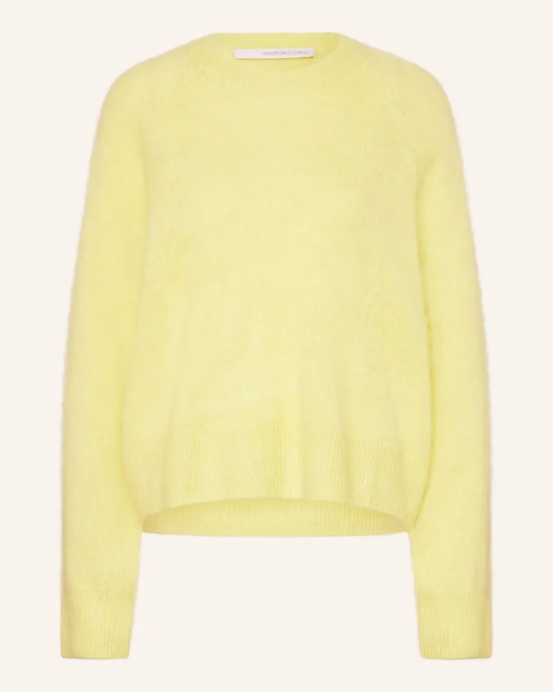 Herzen's Angelegenheit Cashmere-Pullover Hellgrün