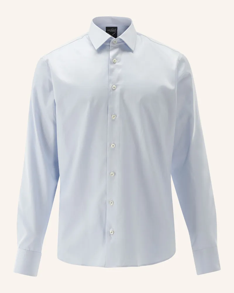 van Laack Hemd Slim Fit blau Hellblau