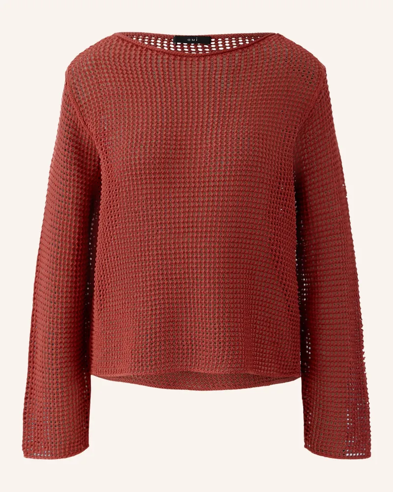 Oui  Pullover rot Rot