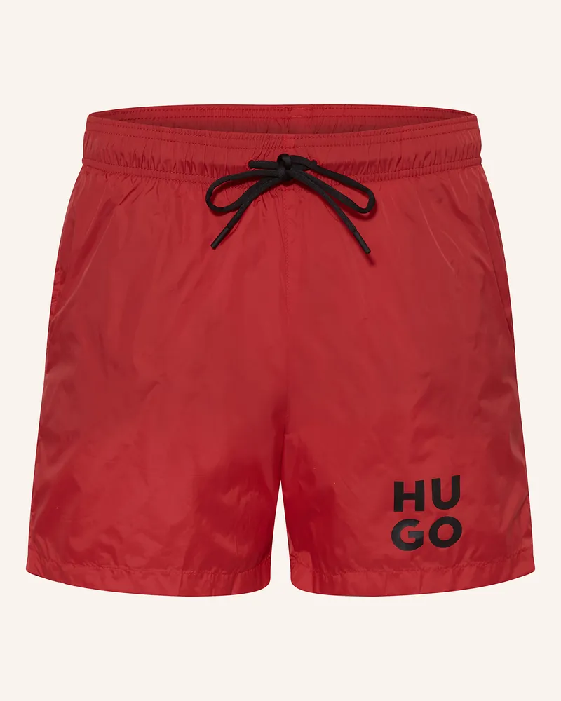 HUGO BOSS Badeshorts PAOL Rot