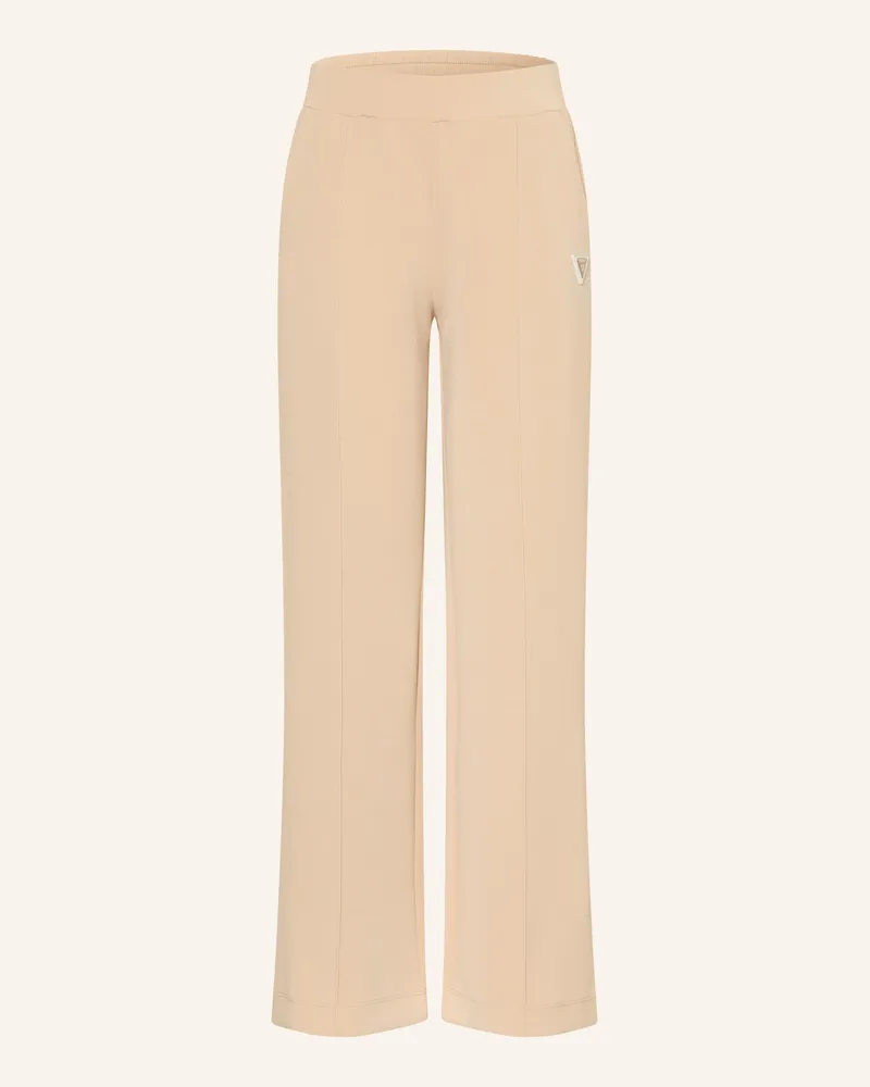 Guess Marlenehose beige Hellbraun