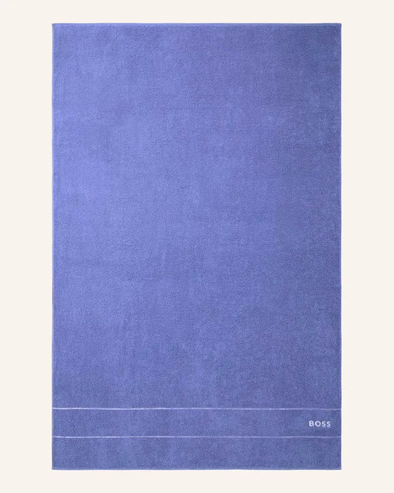 HUGO BOSS Badetuch PLAIN Blau