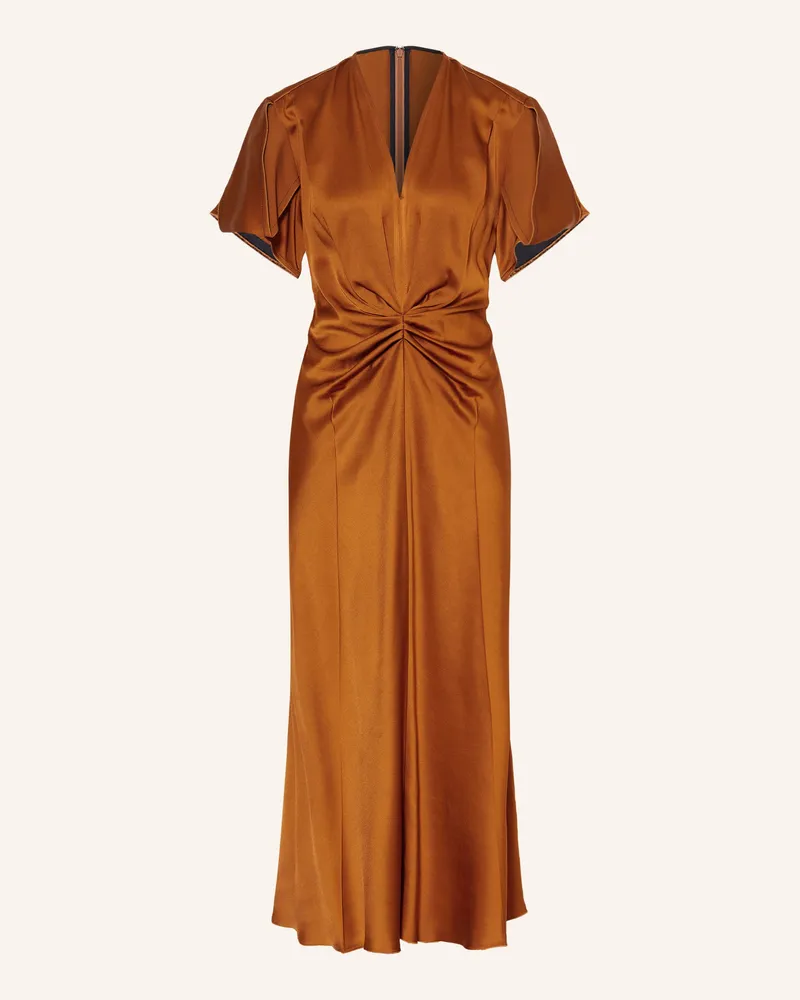 Victoria Beckham Cocktailkleid orange Dunkelorange
