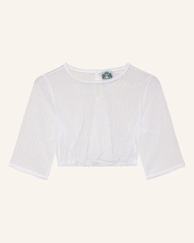 Hammerschmid Dirndlbluse Clarissa weiss Weiss