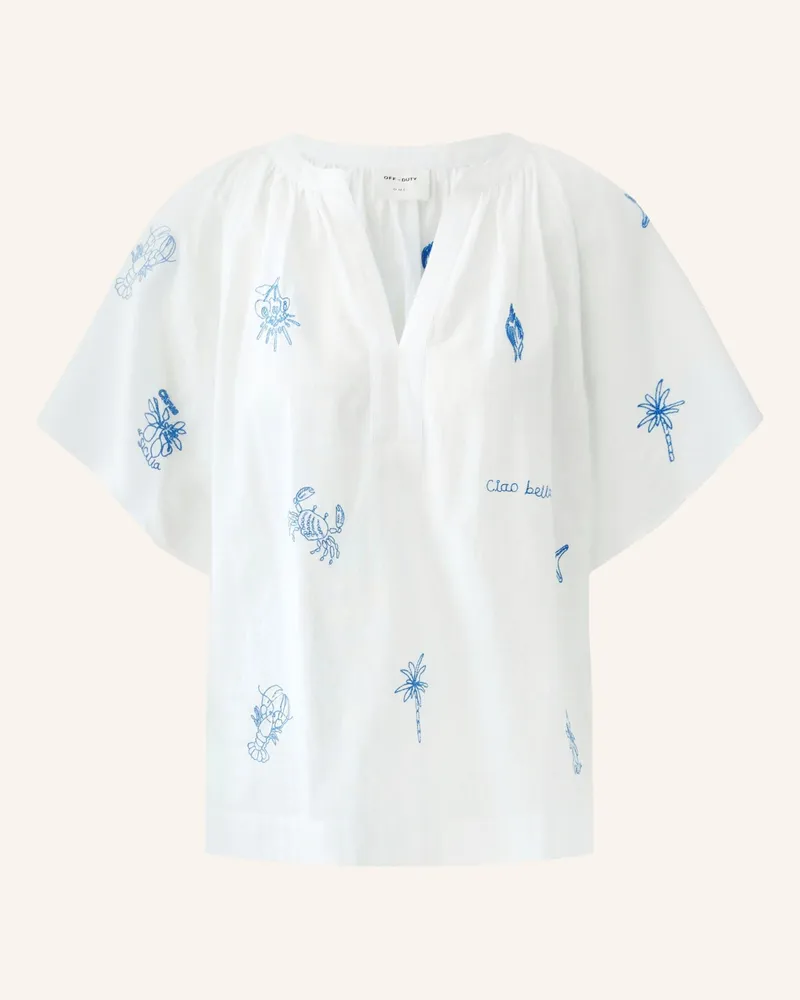 Oui  Blusenshirt weiss Weiss