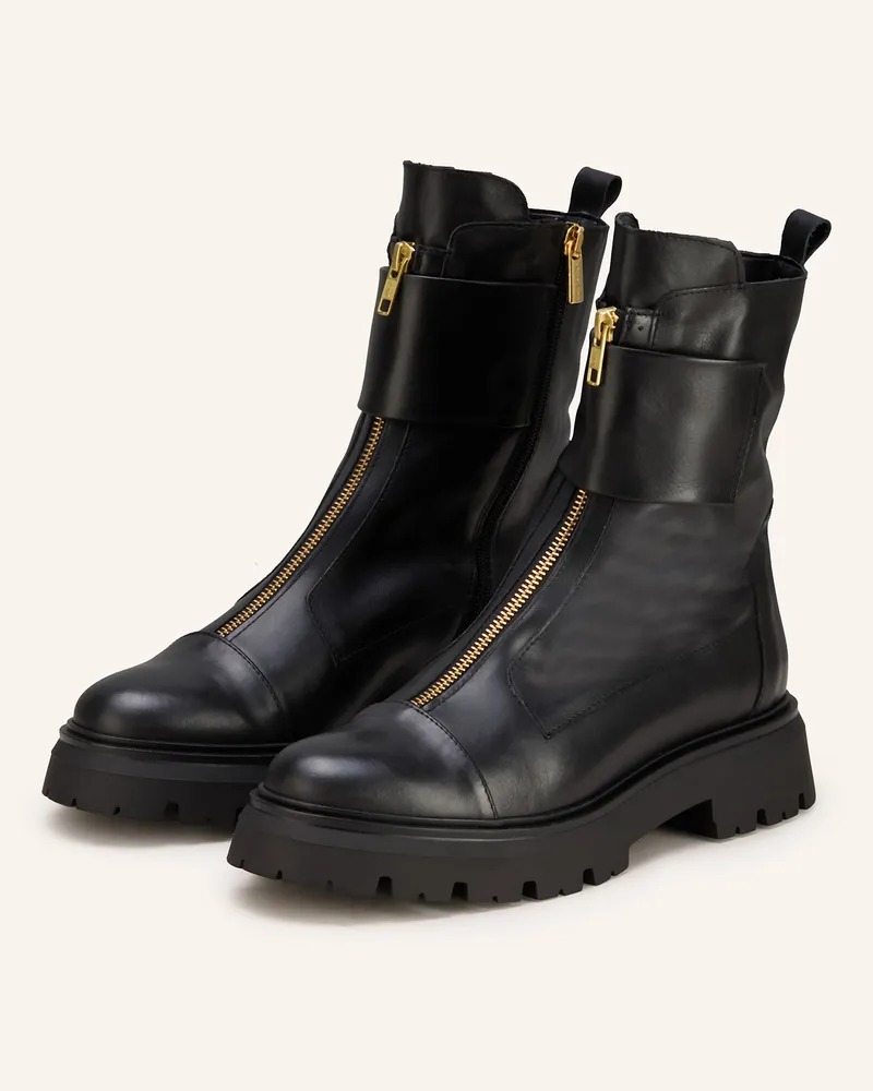 Darling Harbour Biker Boots Schwarz