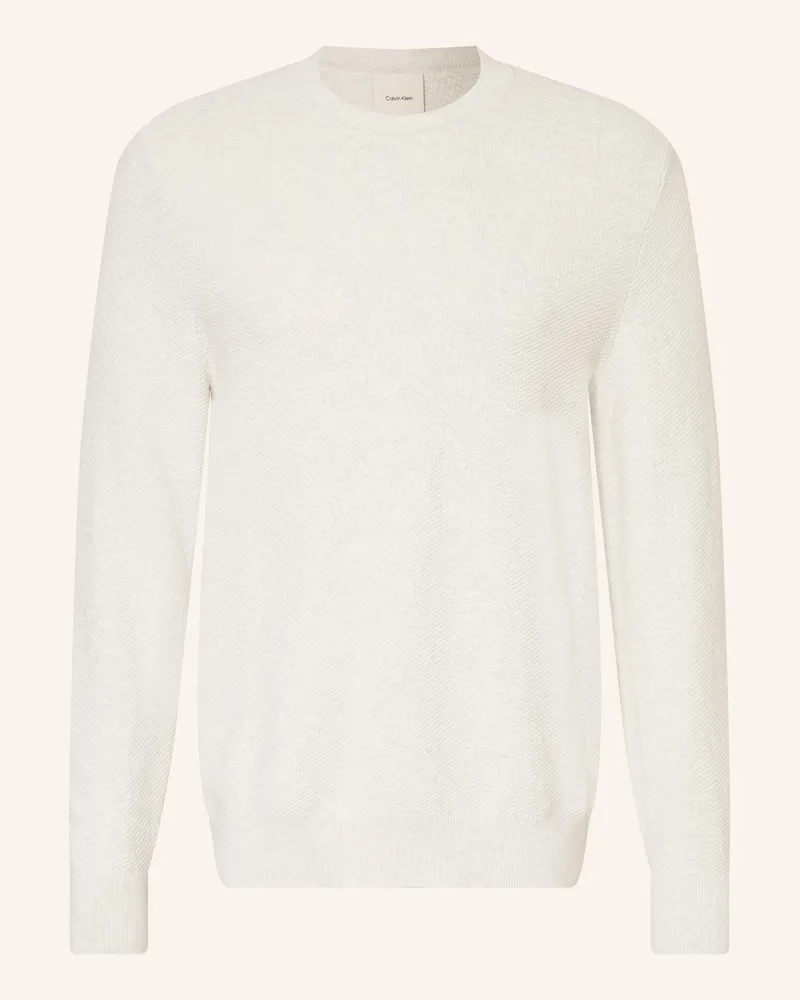 Calvin Klein Pullover grau Hellgrau