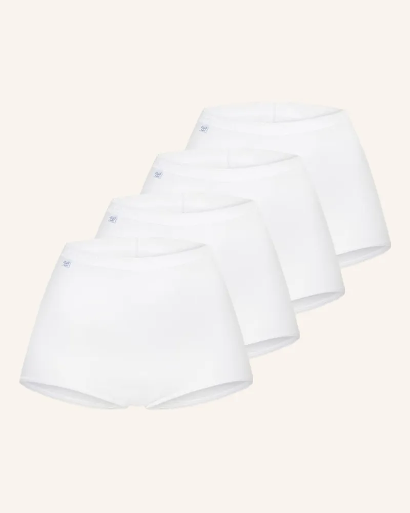 Sloggi 4er-Pack Taillenslips BASIC Weiss